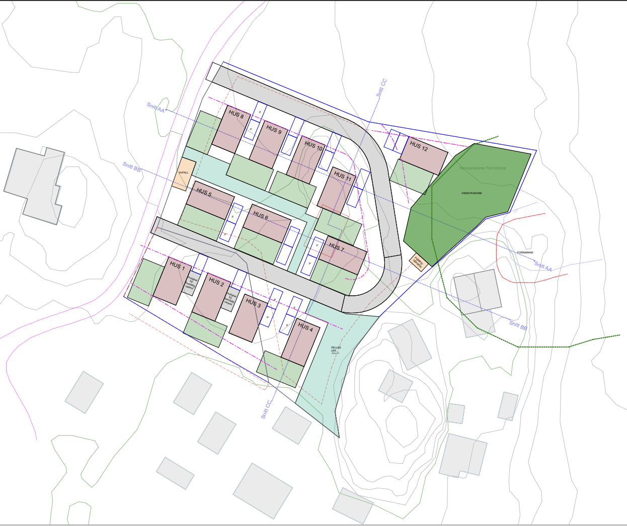 Tomteplan – Neskroken